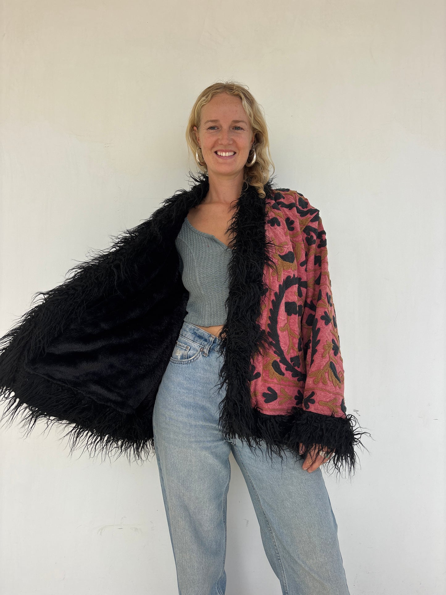 PENNY COAT | Petal ~ Fur lined