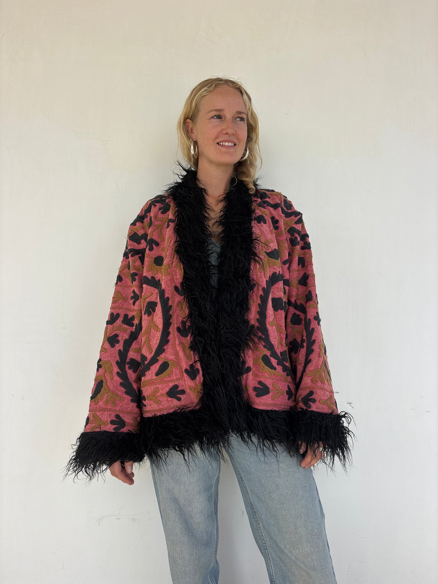 PENNY COAT | Petal ~ Fur lined