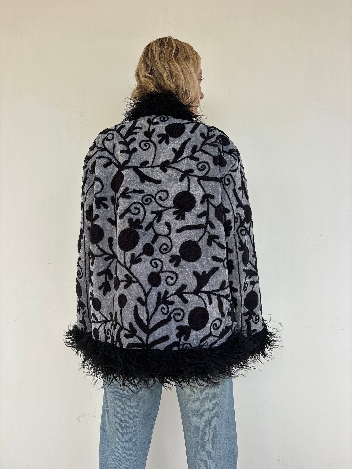 PENNY COAT | Pebble ~ Fur lined