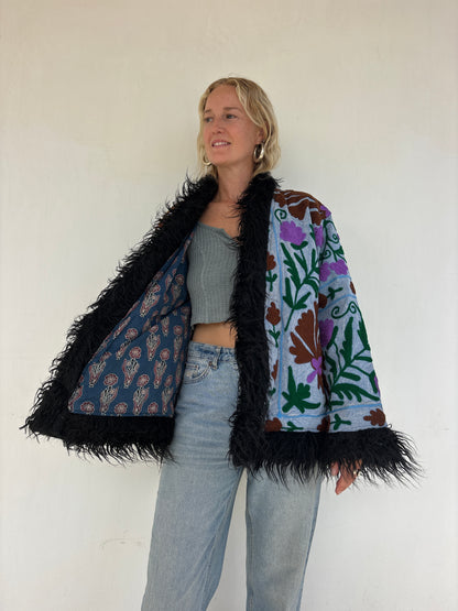 PENNY COAT | Lagoon ~ Cotton lined