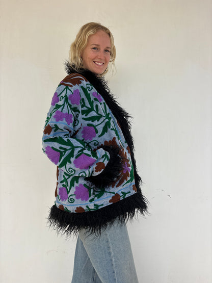 PENNY COAT | Lagoon ~ Cotton lined