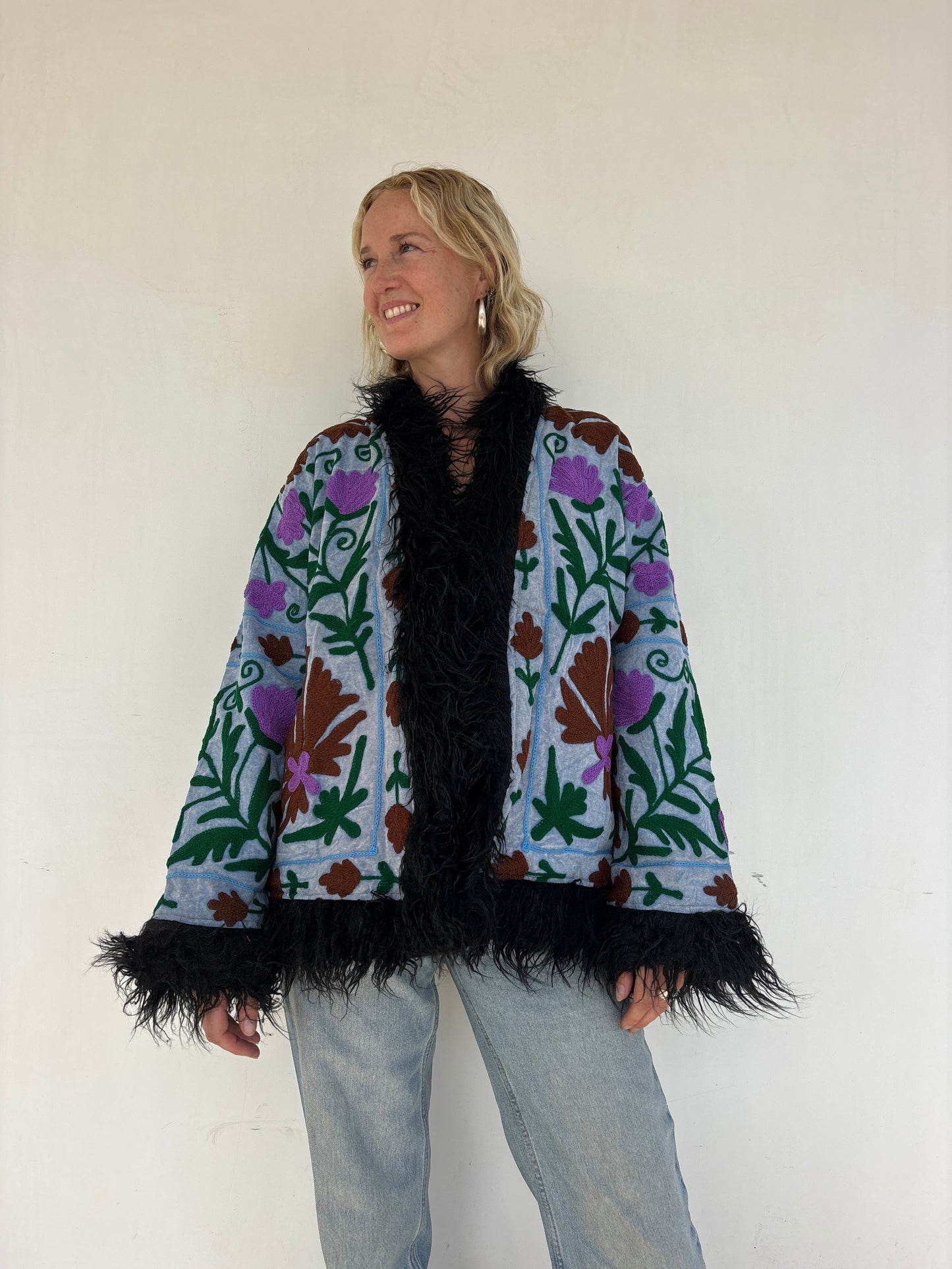 PENNY COAT | Lagoon ~ Cotton lined
