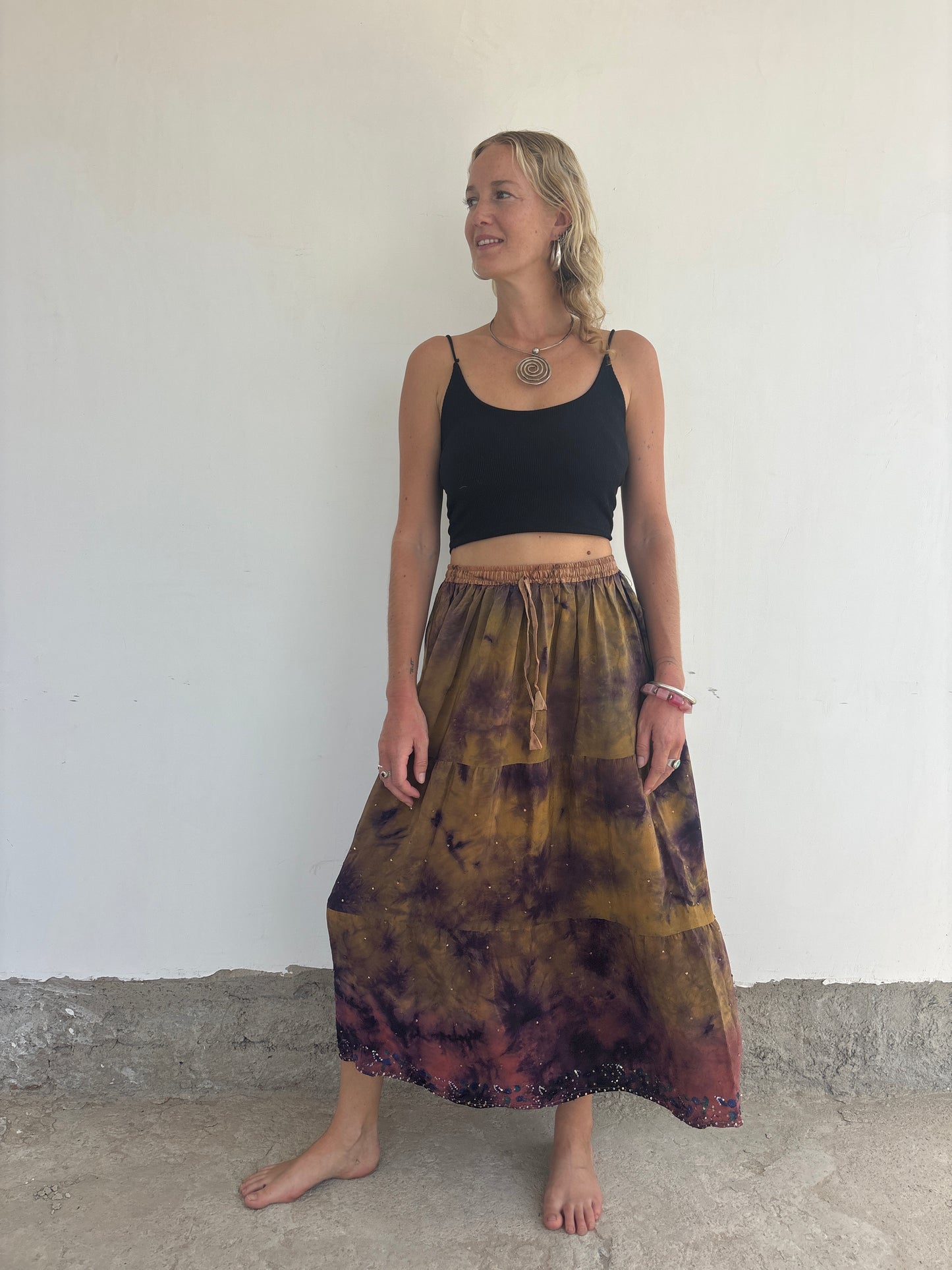 BOHO SKIRT | Clay