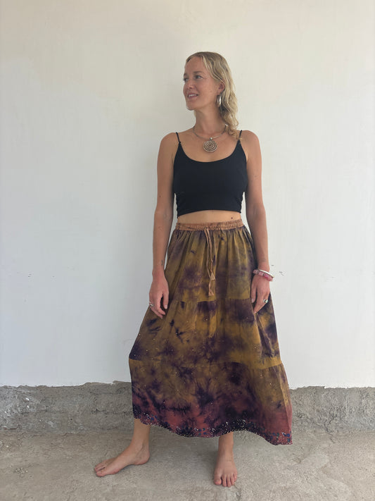BOHO SKIRT | Clay